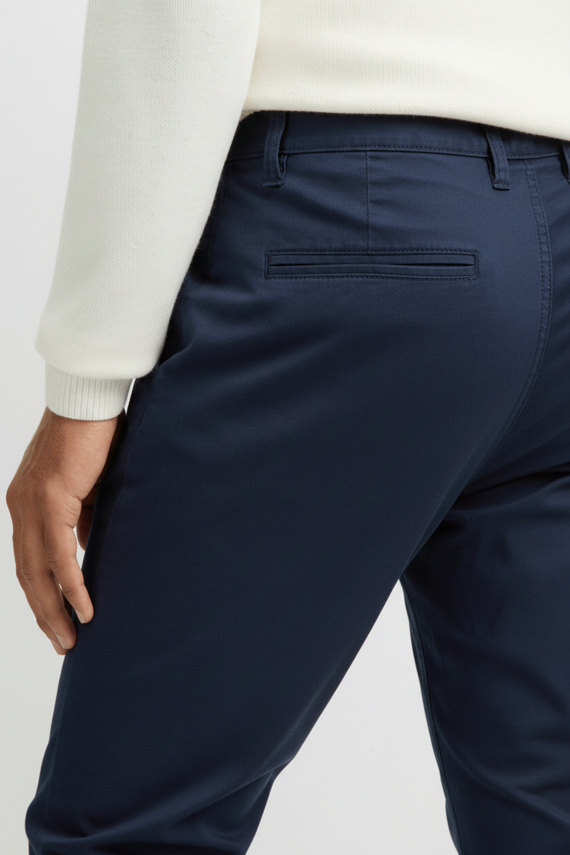 Moz Authentic™ - Calças Slim Stretch Chinos