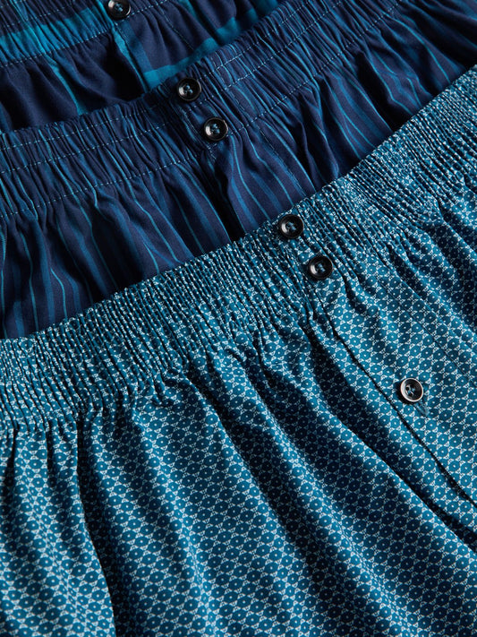 Moz Authentic™ - Conjunto de 3 JT Boxers Masculinos