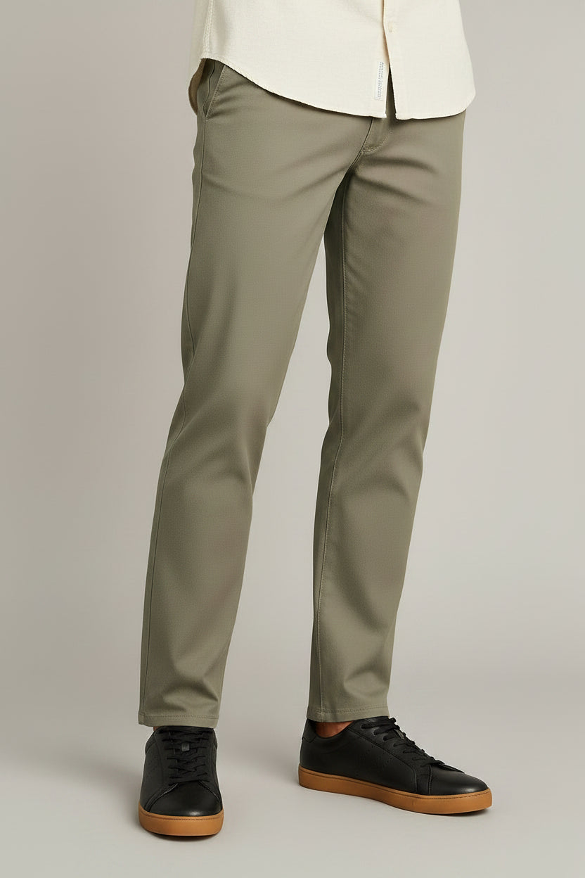 Moz Authentic™ - Calças Slim Tailored Chinos