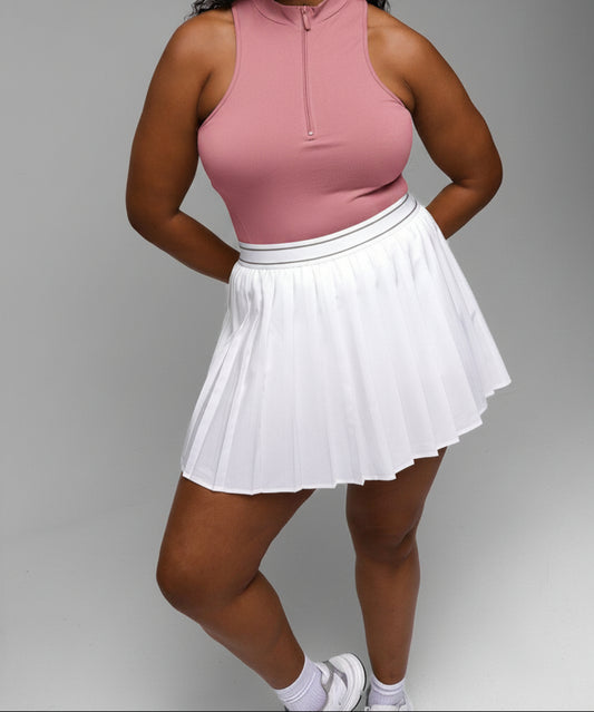 Moz Authentic™ - Skort Desportivo com Pregas