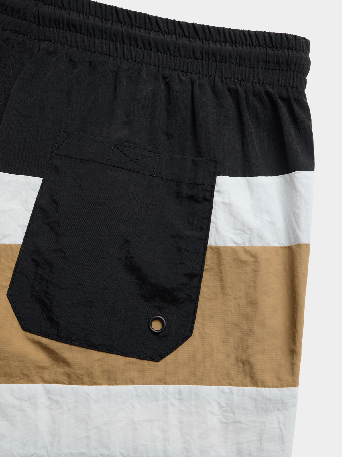 Calções Authentic™ de 3 Cores Camel/Preto/Branco