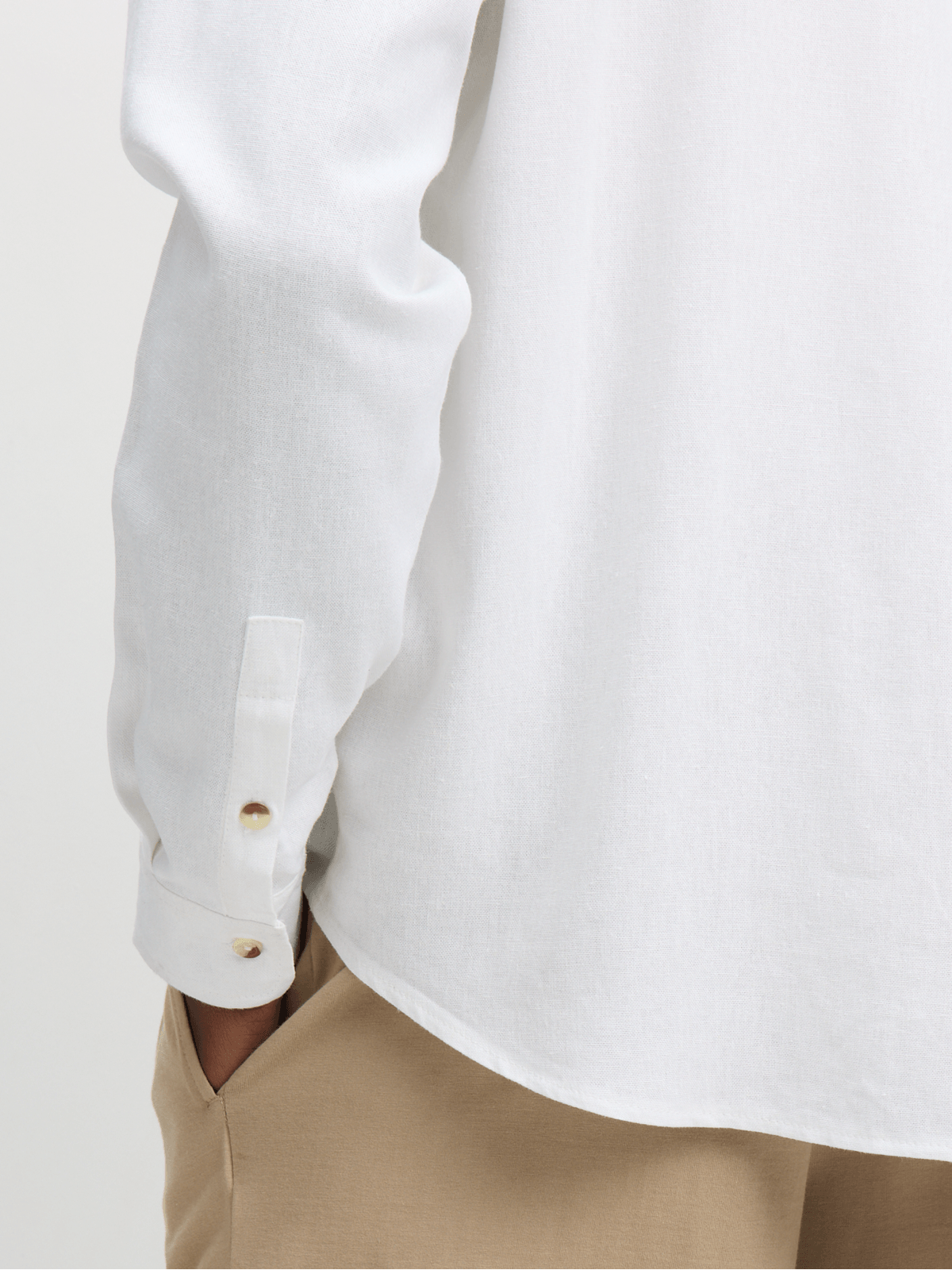 Moz Authentic™ - Camisa de Linho Branca