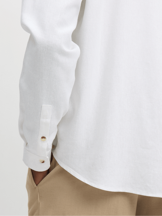 Moz Authentic™ - Camisa de Linho Branca