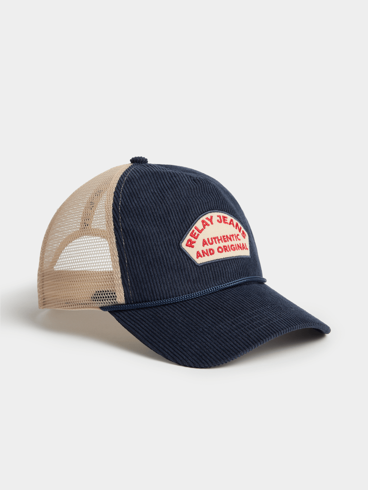 Moz Authentic™ - Boné RJ Bombazine Azul-Marinho