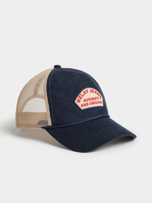 Moz Authentic™ - Boné RJ Bombazine Azul-Marinho