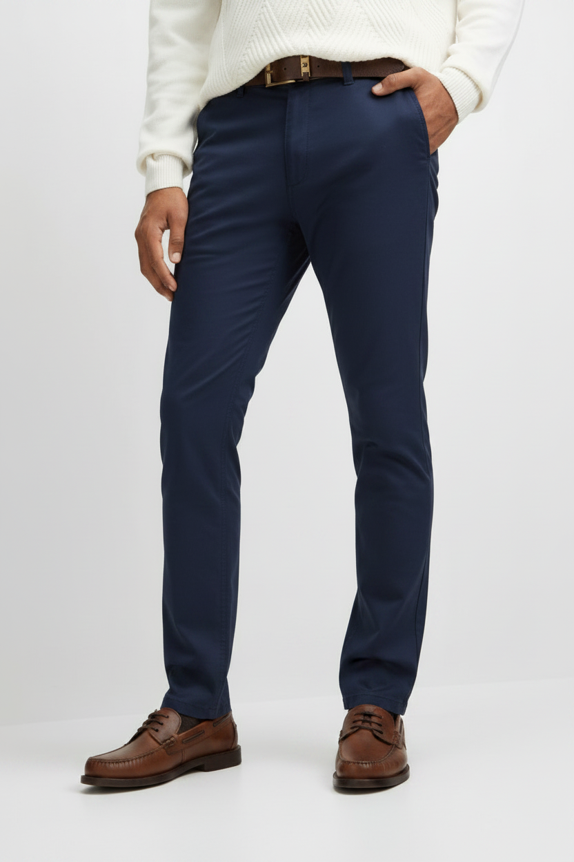 Moz Authentic™ - Calças Slim Stretch Chinos
