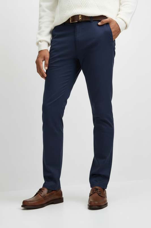 Moz Authentic™ - Calças Slim Stretch Chinos