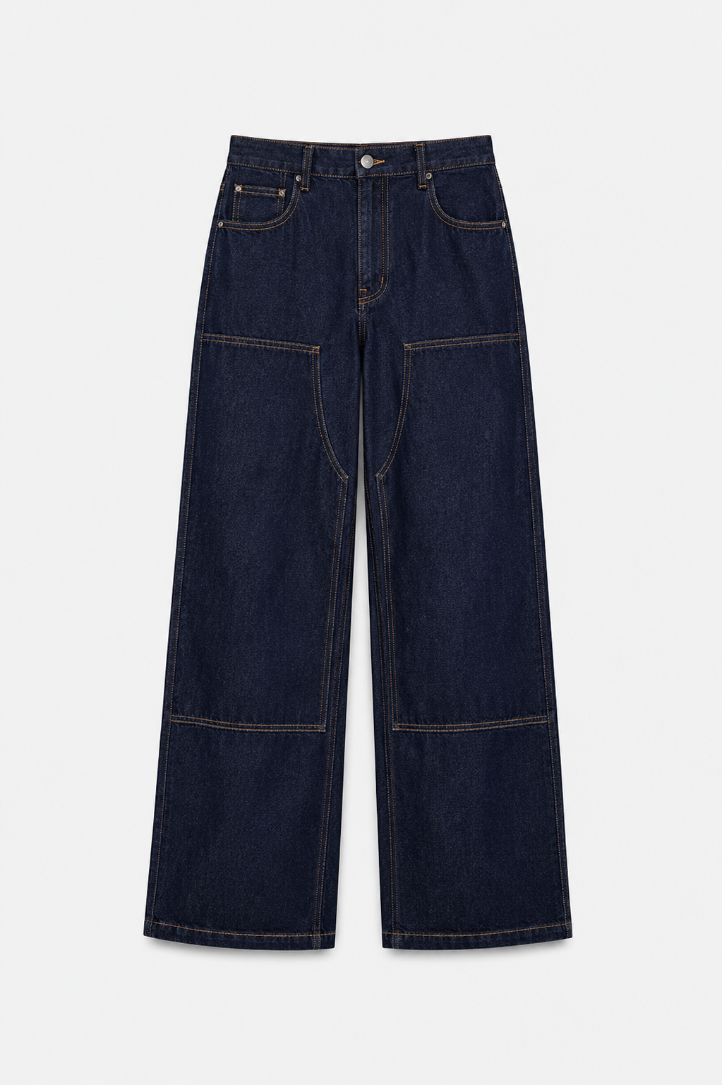 Moz Authentic™ – Calças Authentic Jeans larga índigo
